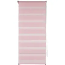 Hti-Living Marisol Doppelrollo uni 100 x 150 cm pink