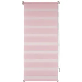 Hti-Living Marisol Doppelrollo uni 100 x 150 cm pink