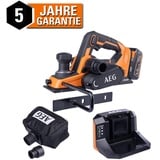 AEG 18V Akku-Hobel BHO18BL Set Brushless Elektrohobel Handhobel Hobelmaschine 1x Starter Set 4,0 Ah Akku + Ladegerät