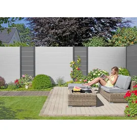 outgarden Rhombuszaun 180 x 200 cm Silber