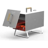Barbecook Räucherofen elektrisch Otto 2.0 smoker elektrisch zum Warmräuchern, edelstahl, 26x26x47cm