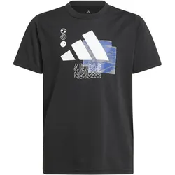 ADIDAS Kinder Shirt Camo Training Graphic Kids, BLACK, 176