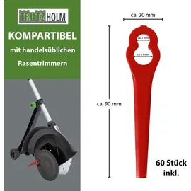 Trutzholm Akku Rasentrimmer 20 V inkl. 2 x 2,0 Ah und Ladegerät