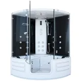 AcquaVapore Dampfdusche Whirlpool Dusche Duschkabine K70-SW-EH-EC-SC 150x150cm