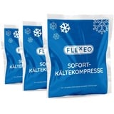 20 x FLEXEO Sofortkältekompresse 15 x 17 cm groß Sofort-Kältekompresse Kälte-Sofort-Kompresse Kühlpack Kühlakku Kältekompresse Kühlkompresse Instant Ice Bag Einmal Kühl-Kompresse Kühlpacks Quick Blau