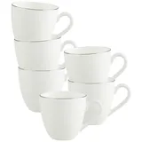 Villeroy & Boch Anmut Platinum No.1 Mokka-/Espressotassen 60 ml, 6 x)