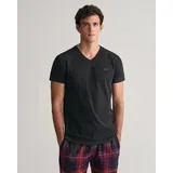 GANT 2er-Pack V-Neck T-Shirts - Schwarz - S