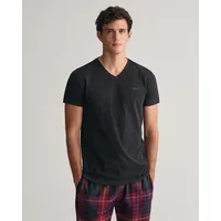 GANT 2er-Pack V-Neck T-Shirts - Schwarz - S