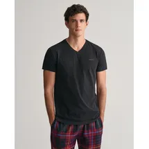GANT 2er-Pack V-Neck T-Shirts - Schwarz - S