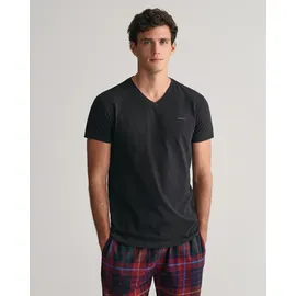 GANT 2er-Pack V-Neck T-Shirts - Schwarz - S