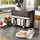 Homcom Heißluftfritteuse 8,5L Fritteuse mit Doppelkammer, 8 in 1 Rezeptur, Schwarz