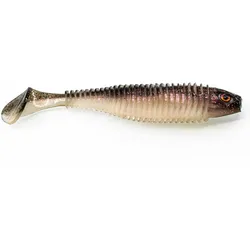 Gummiköder - Paddle Bait - 10.16cm - 102 Stir Fry WEISS|violett NO SIZE