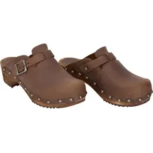 Sanita Wood-Kristel Open Clog Antique Brown - Braun | 42