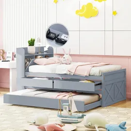 stilvora 90 x 190 cm Grau