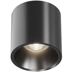 Deckenlampe Deckenleuchte Wohnzimmerlampe Flurleuchte Metall dimmbar schwarz LED