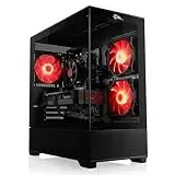Gaming PC mit Windows 11 Home | AMD Ryzen 5 8400F 6X 4.2 GHz | RTX 5060 | 1000 GB M.2 NVMe | 32 GB DDR5 RAM | WLAN | Computer für Zocker, Gamer Desktop Rechner zum Spielen | A14136