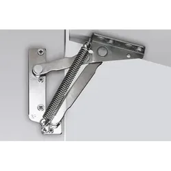 Möbel-Hochklappbeschlag, 75°, Lift Junior 79397, Stahl vernickelt