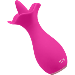 Süßer Auflegevibrator in Blütendesign, 11,7 cm, pink