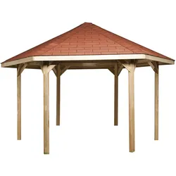 weka Pavillon »Paradies 2«, BxT: 399x461 cm weka fi natur