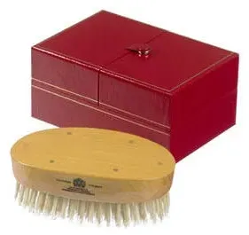 KENT ovale Luxus Herren-Kardätsche, 11-reihig soft/weich, MHS18S