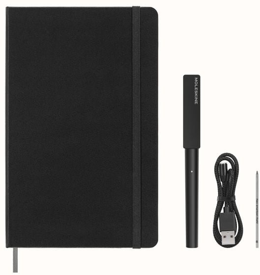 Moleskine Smart Writing Set Smart Pen+ 3, Smart Notebook, L/