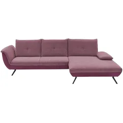 Ecksofa   Celine , lila/violett , Maße (cm): B: 316 H: 90 T: 190