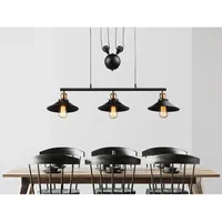 LED Zugpendelleuchte 3-flammig höhenverstellbar bis 180cm lang, Breite 92cm