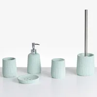 Beliani Badaccessoires Set 5-teilig Pozuzo