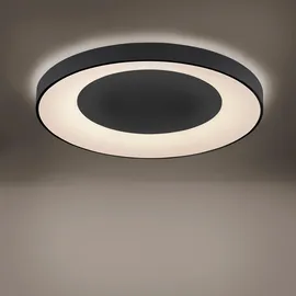 just light. LED-Deckenleuchte Anika 1-flammig rund grau