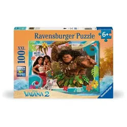 Ravensburger Kinderpuzzle 12004101 - Vaiana 2 Aufbruch in neue Welten - Puzzle für Kinder ab 6 Jahren, mit 100 Teilen im XXL-Format