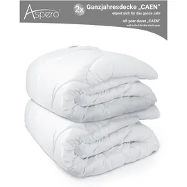 ASPERO Aspero, 2 x Ganzjahresdecke CAEN | Gr.: 155x220 cm)