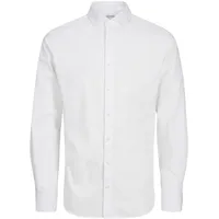 JACK & JONES Jaxon Stretch Langarmhemd - White -