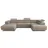 Ottomane links beige