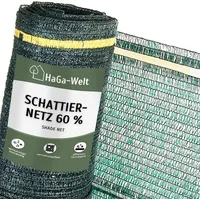 Haga Zaunblende 300 x 300 cm Grün Kunststoff