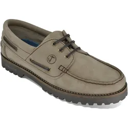 Bootsschuhe Herren Mosteiros Taupe Nubukleder 42