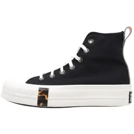 Converse Chuck Taylor All Star Lift Platform Tortoise Damen Schwarz 37