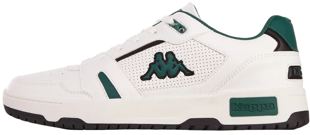 Kappa Sneaker, - in großen Größen, Gr. 47, white-darkgreen, , 47790752-47