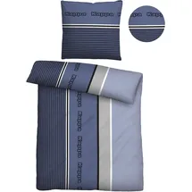 Kappa Sofia Linon Blau 155 x 220 cm + 2 x 80 x 80 cm