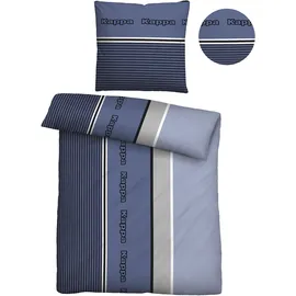 Kappa Sofia Linon Blau 155 x 220 cm + 2 x 80 x 80 cm