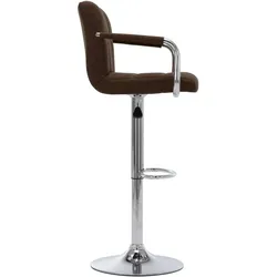 Barhocker Braun Stoff