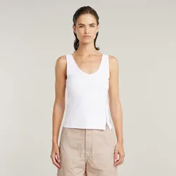 G-STAR Trägertop »Asymmetrical Zip«, mit Reißverschluss G-STAR white XL (42)