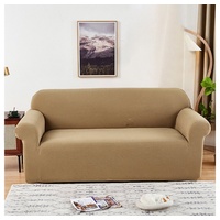 Sofahusse Stretch Anti Slip Sofahusse, Möbelschutz für Sofa für Wohnzimmer, Juoungle braun