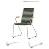 VCM Bois Gartenstuhl 55 x 70 x 106 cm grün 2 St.