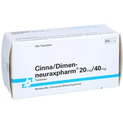 CINNA/DIMEN-neuraxpharm 20 mg/40 mg Tabletten 100 St