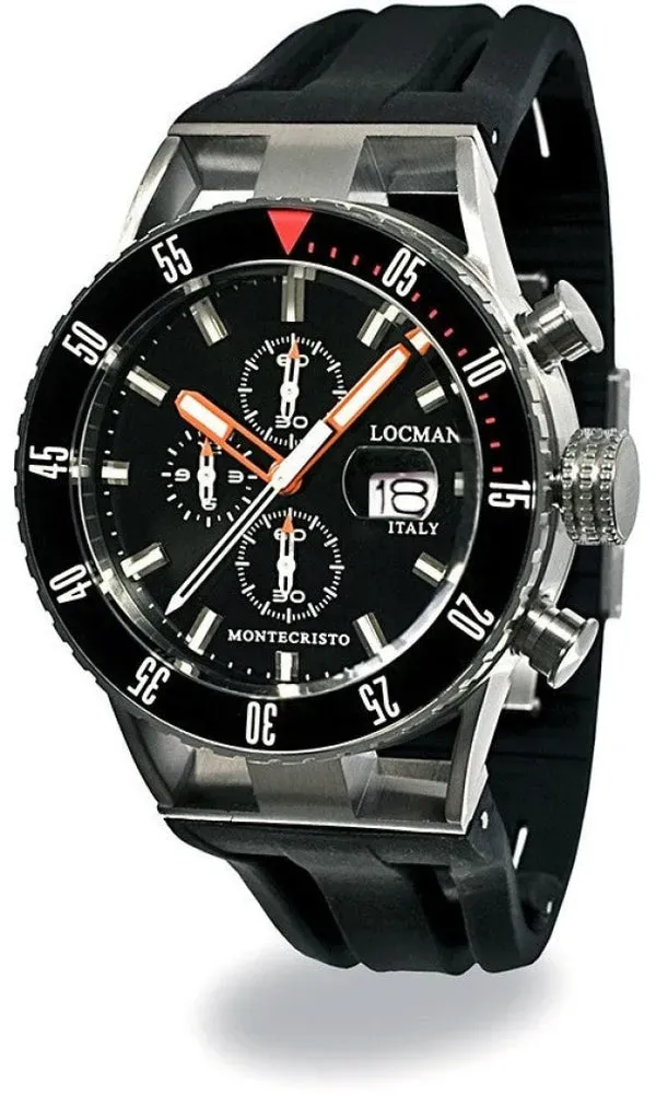 Locman Montecristo Mens 051200KOBKNKSIK Quartz Watch