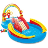 INTEX Regenbogenspielplatz + Rutsche.297x193x135 57453NP