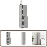 Apothekerschrank Betongrau 40x41x174,5 cm Holzwerkstoff - Vidaxl