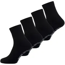 Nur Der Basicsocken Stopper Socke 4-Paar Schwarz 43-46
