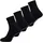 Nur Der Basicsocken Stopper Socke 4-Paar Schwarz 43-46