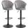 Homcom Barhocker 51,5 x 57,5 x 93-114,5 cm Grau